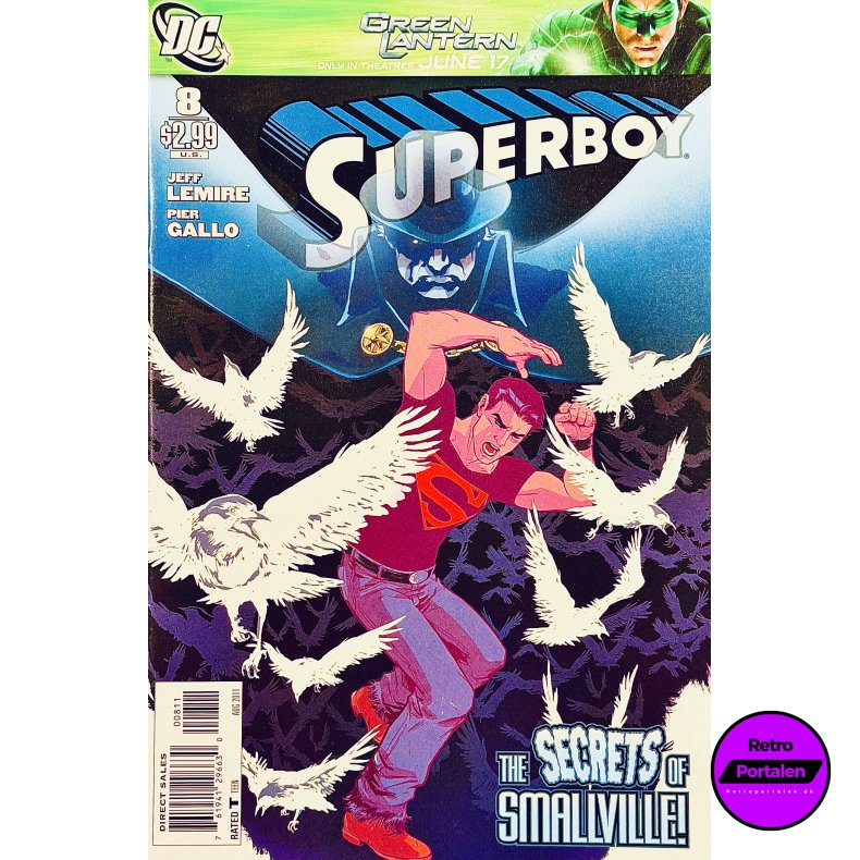 Superboy Nr. 8 (2011) (Engelsk) (DC Comics) (Tegneserie)