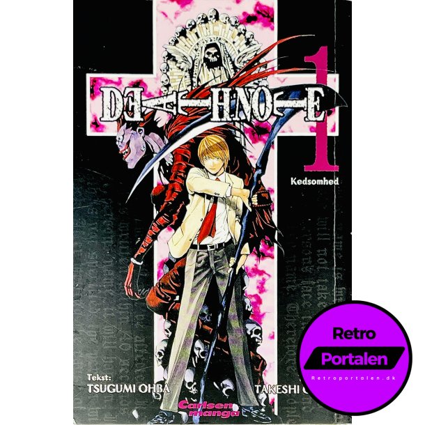 Death Note Vol. 1 (Tsugumi Ohba / Takeshi Obata) (Dansk) (Manga)