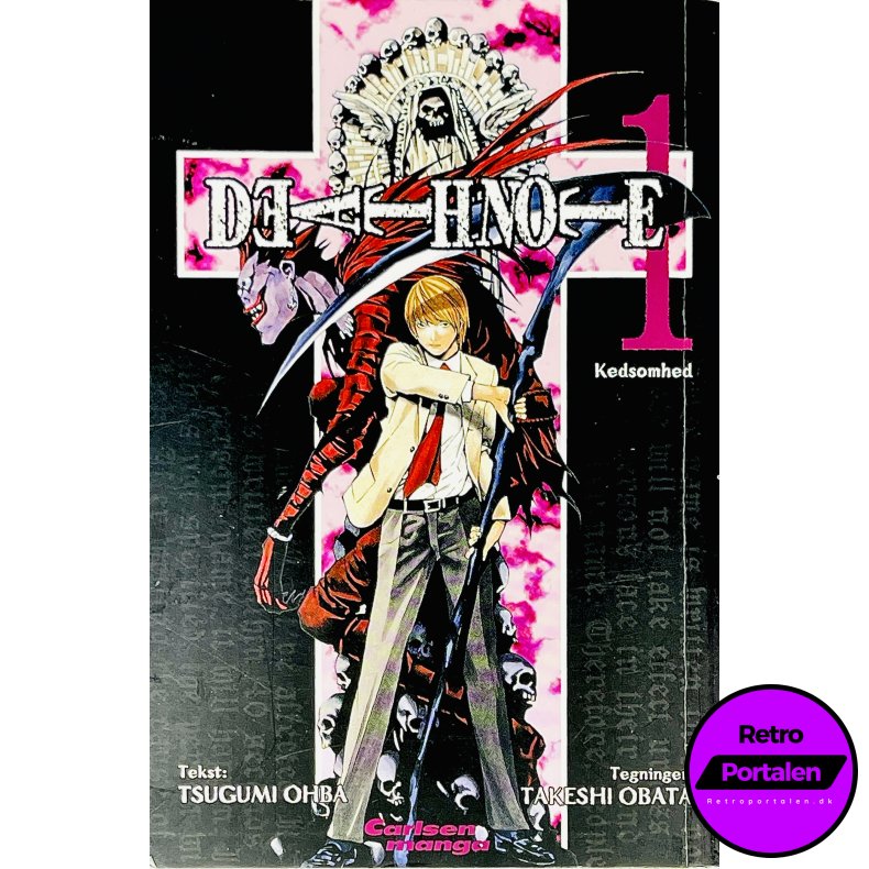 Death Note Vol. 1 (Tsugumi Ohba / Takeshi Obata) (Dansk) (Manga)