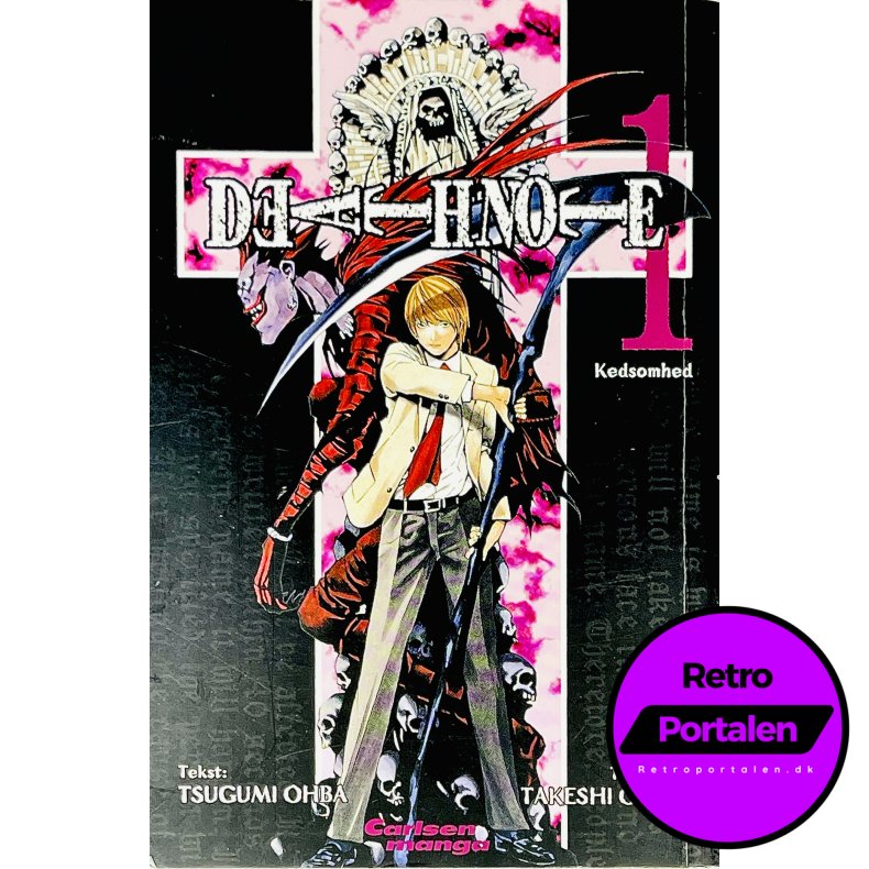 Death Note Vol. 1 (Tsugumi Ohba / Takeshi Obata) (Dansk) (Manga)