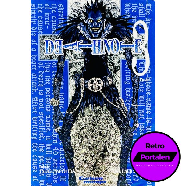 Death Note Vol. 3 (Tsugumi Ohba / Takeshi Obata) (Dansk) (Manga)