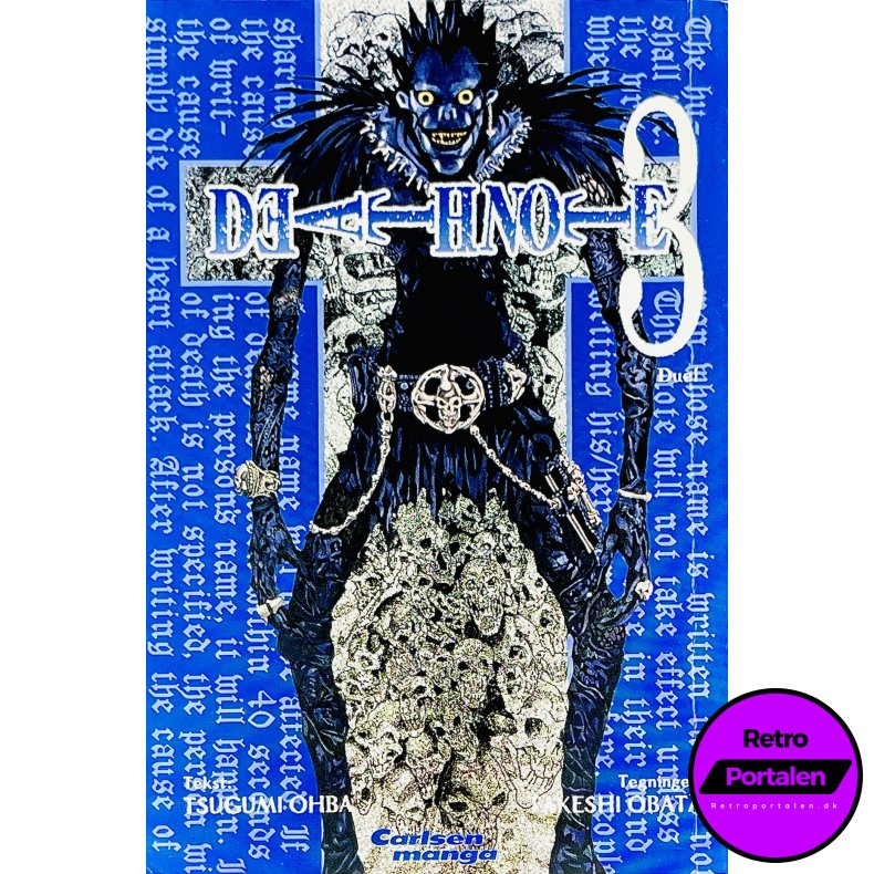 Death Note Vol. 3 (Tsugumi Ohba / Takeshi Obata) (Dansk) (Manga)