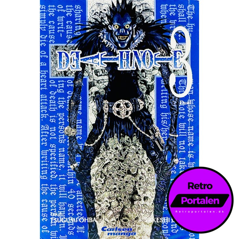 Death Note Vol. 3 (Tsugumi Ohba / Takeshi Obata) (Dansk) (Manga)