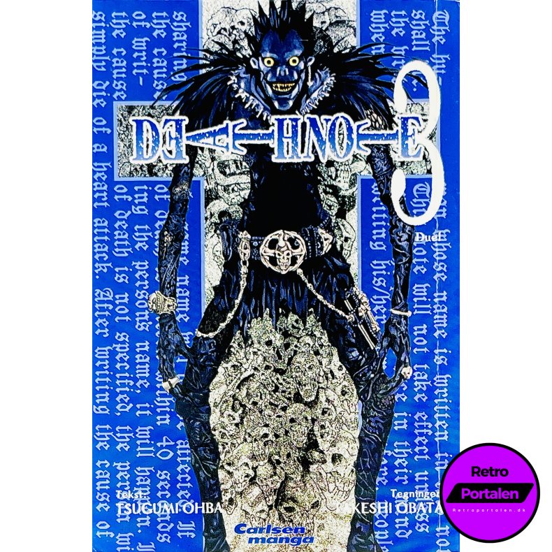 Death Note Vol. 3 (Tsugumi Ohba / Takeshi Obata) (Dansk) (Manga)