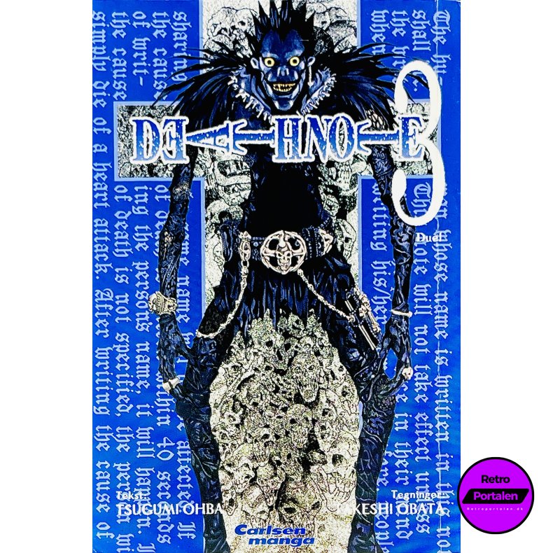 Death Note Vol. 3 (Tsugumi Ohba / Takeshi Obata) (Dansk) (Manga)