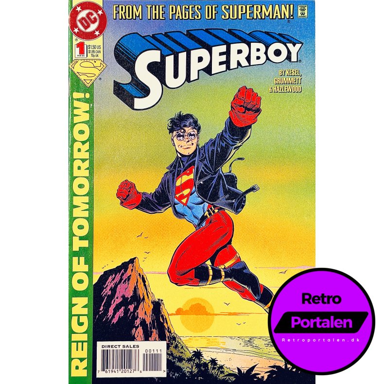 Superboy Nr. 1 (1994) (Engelsk) (DC Comics) (Tegneserie)