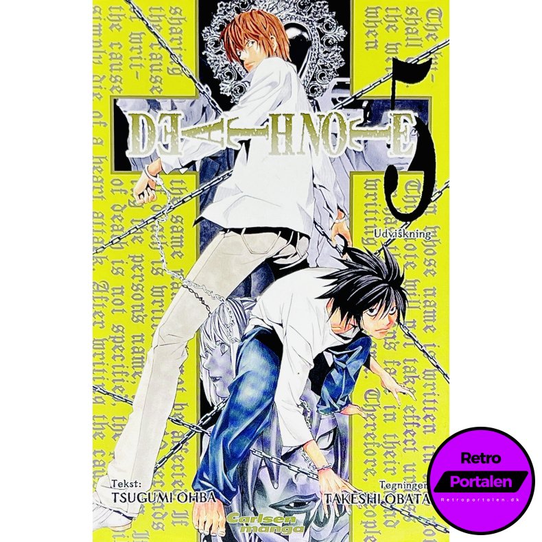 Death Note Vol. 5 (Tsugumi Ohba / Takeshi Obata) (Dansk) (Manga)