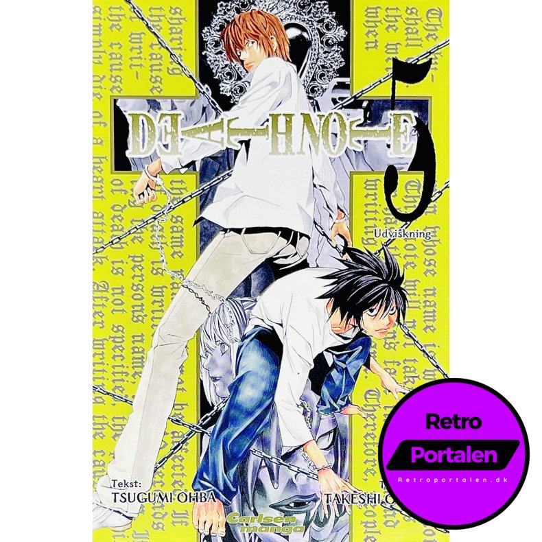 Death Note Vol. 5 (Tsugumi Ohba / Takeshi Obata) (Dansk) (Manga)