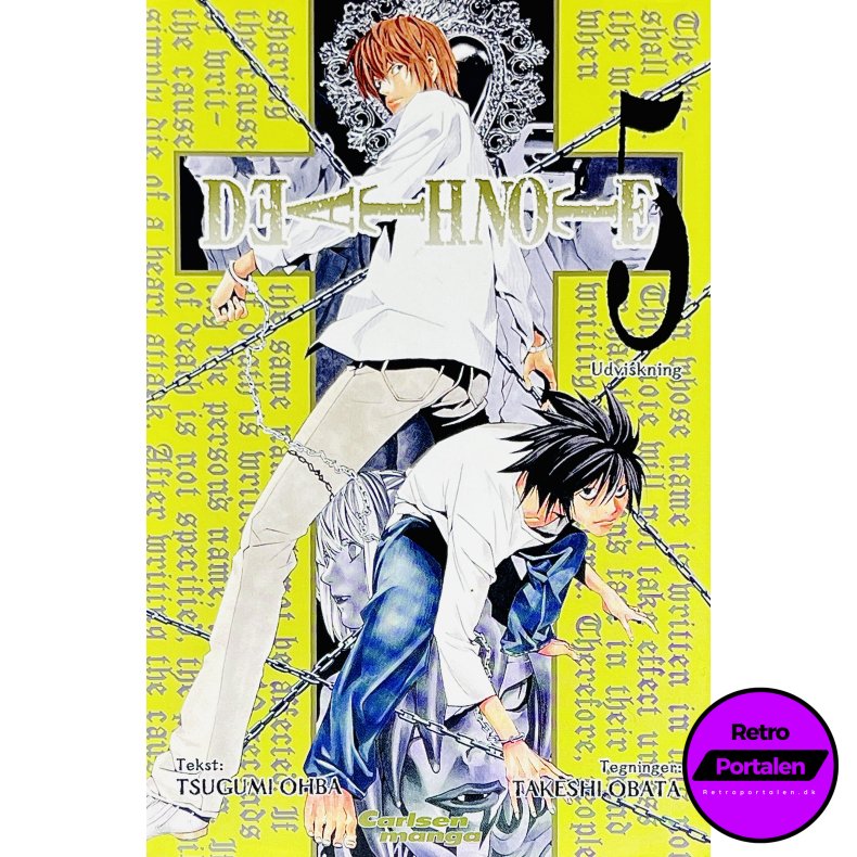 Death Note Vol. 5 (Tsugumi Ohba / Takeshi Obata) (Dansk) (Manga)