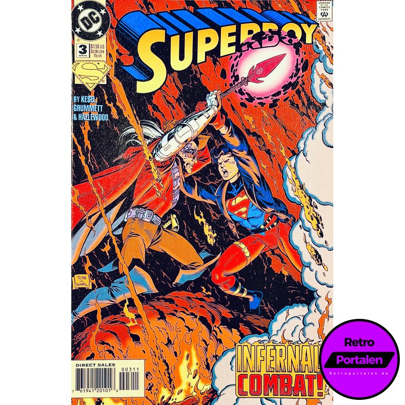 Superboy Nr. 3 (1994) (Engelsk) (DC Comics) (Tegneserie)