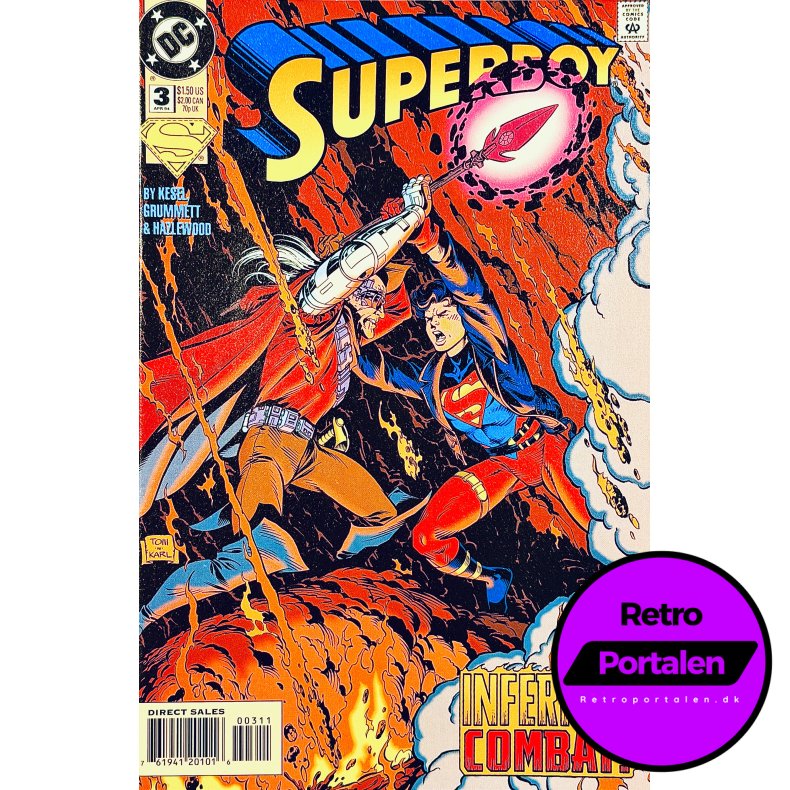 Superboy Nr. 3 (1994) (Engelsk) (DC Comics) (Tegneserie)