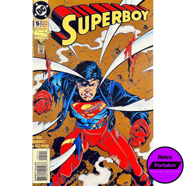 Superboy Nr. 5 (1994) (Engelsk) (DC Comics) (Tegneserie)