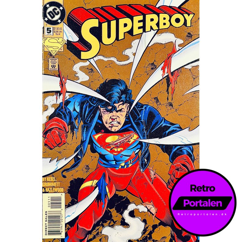 Superboy Nr. 5 (1994) (Engelsk) (DC Comics) (Tegneserie)