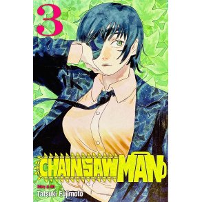 Chainsaw Man Vol. 3 (Tatsuki Fujimoto) (Engelsk) (Manga)