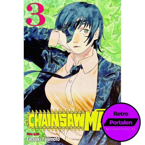 Chainsaw Man Vol. 3 (Tatsuki Fujimoto) (Engelsk) (Manga)