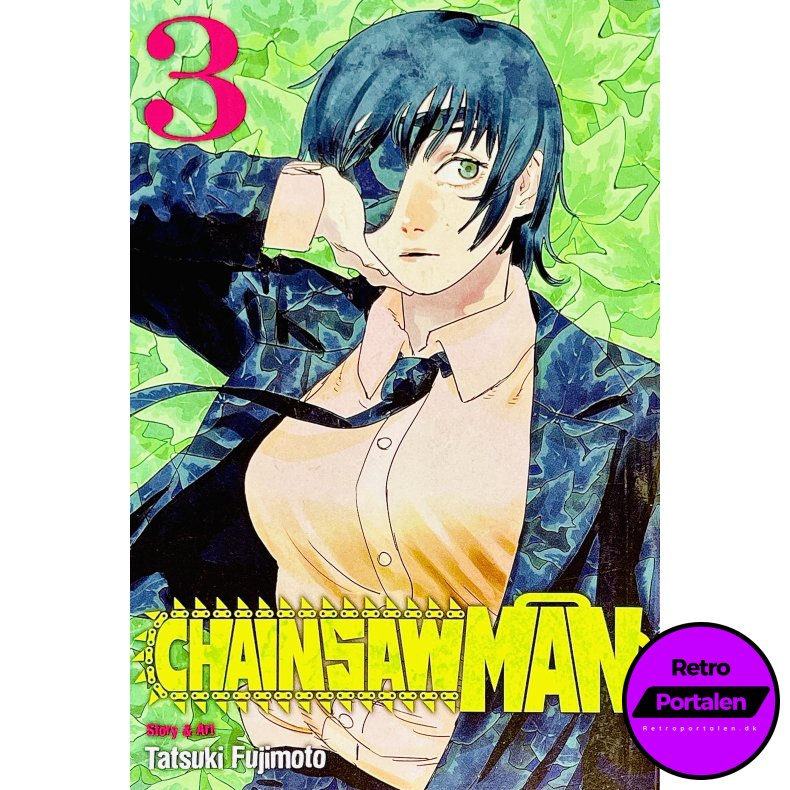 Chainsaw Man Vol. 3 (Tatsuki Fujimoto) (Engelsk) (Manga)