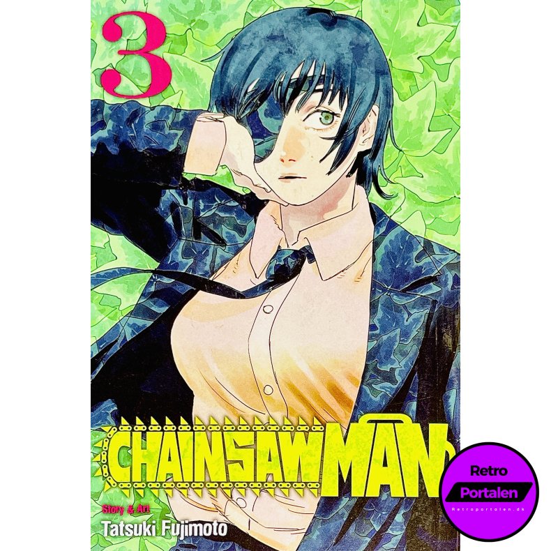 Chainsaw Man Vol. 3 (Tatsuki Fujimoto) (Engelsk) (Manga)