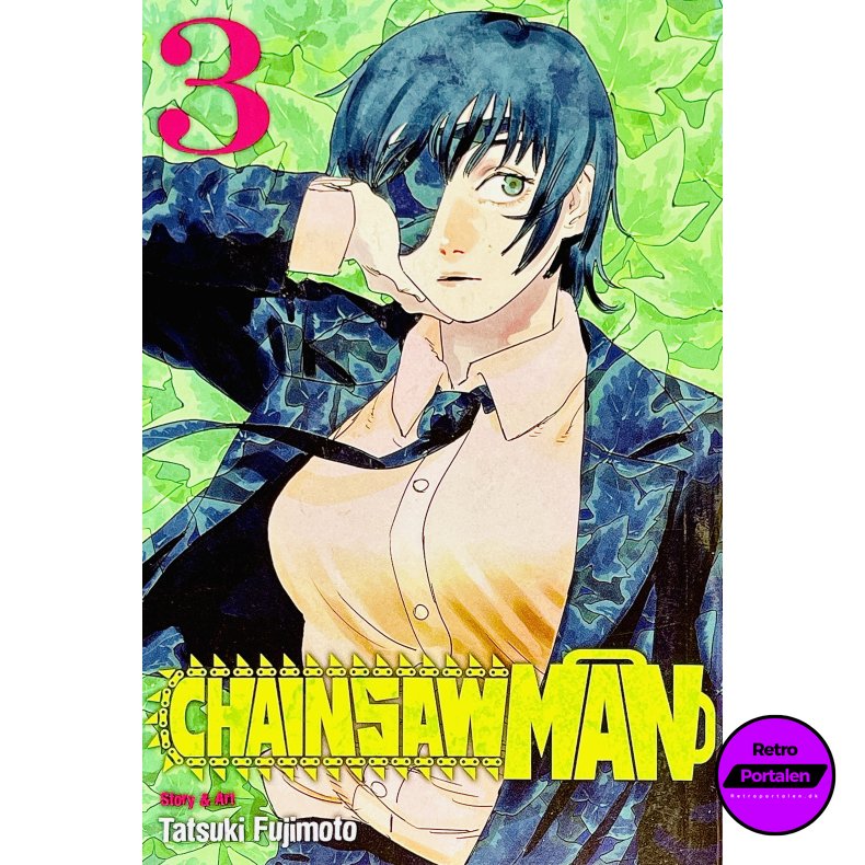 Chainsaw Man Vol. 3 (Tatsuki Fujimoto) (Engelsk) (Manga)