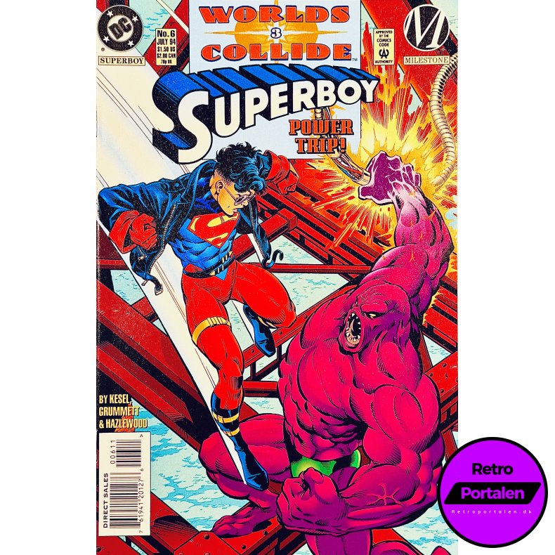 Superboy Nr. 6 (1994) (Engelsk) (DC Comics) (Tegneserie)