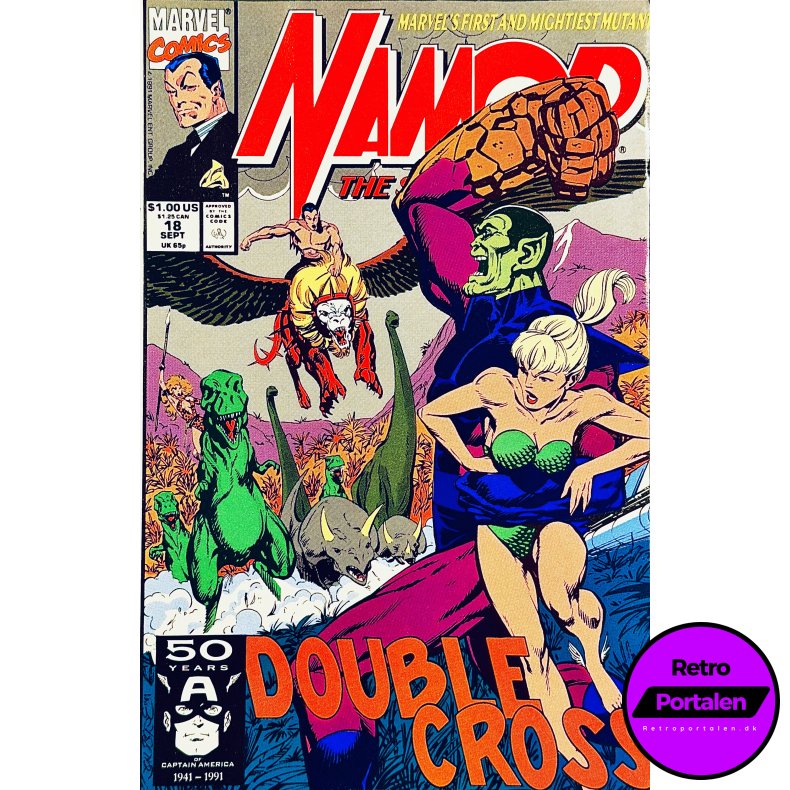 Namor The Sub-Mariner Vol. 1 Nr. 18 (1991) (Engelsk) (Marvel) (Tegneserie)