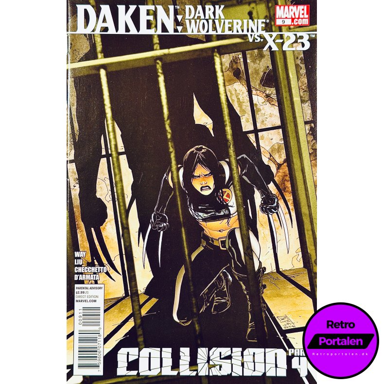 Daken: Dark Wolverine Nr. 9 (2011) (Collision Part 4) (Engelsk) (Marvel) (Tegneserie)