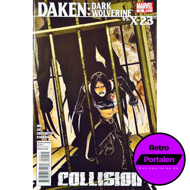Daken: Dark Wolverine Nr. 9 (2011) (Collision Part 4) (Engelsk) (Marvel) (Tegneserie)