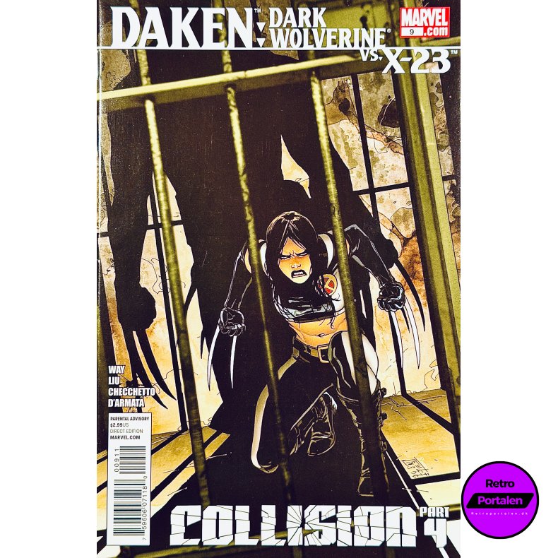 Daken: Dark Wolverine Nr. 9 (2011) (Collision Part 4) (Engelsk) (Marvel) (Tegneserie)