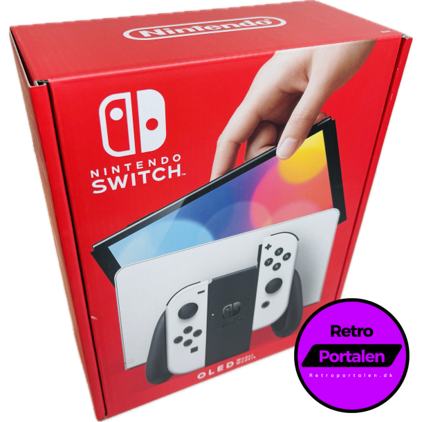 Nintendo Switch (OLED model) white set (NY) (0045496453435) (Leveringstid 3-7 hverdage)