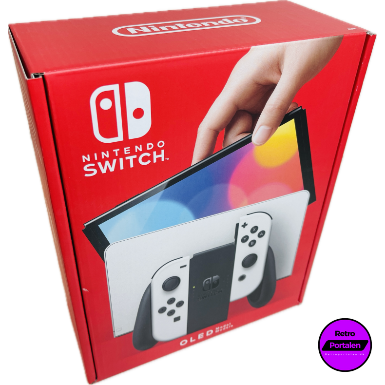 Nintendo Switch (OLED model) white set (NY) (0045496453435) (Leveringstid 3-7 hverdage)