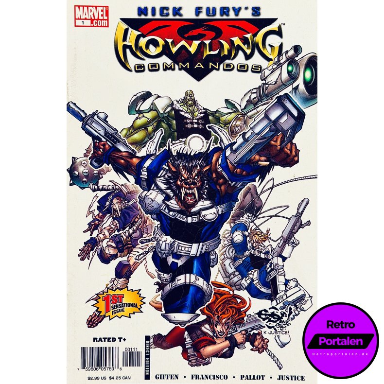 Nick Fury�s Howling Commandos Nr. 1 (2005) (Engelsk) (Marvel) (Tegneserie)