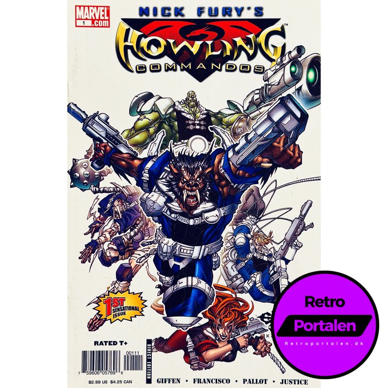 Nick Fury�s Howling Commandos Nr. 1 (2005) (Engelsk) (Marvel) (Tegneserie)