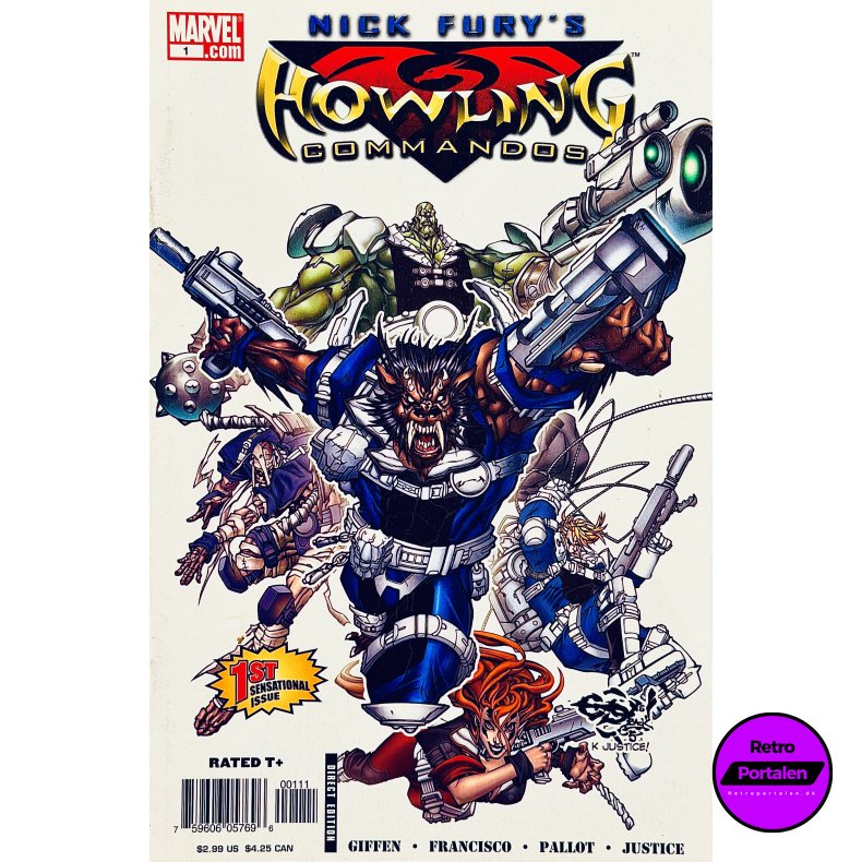 Nick Fury�s Howling Commandos Nr. 1 (2005) (Engelsk) (Marvel) (Tegneserie)