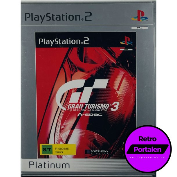 Gran Turismo 3 A-Spec (Platinum) (PS2)