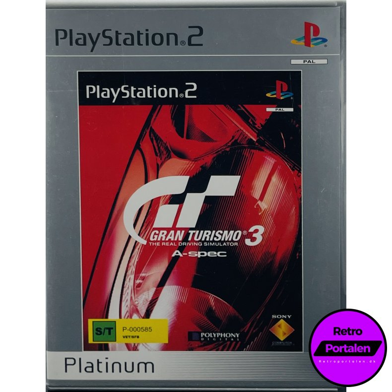Gran Turismo 3 A-Spec (Platinum) (PS2)