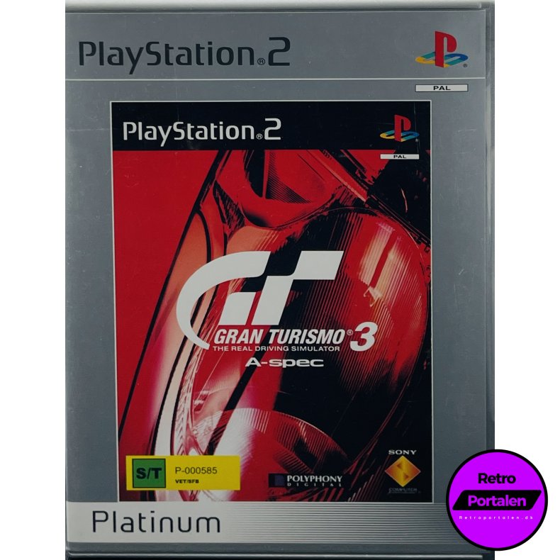 Gran Turismo 3 A-Spec (Platinum) (PS2)