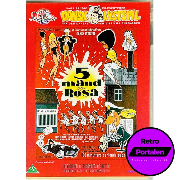 5 Mand Og Rosa (DVD)