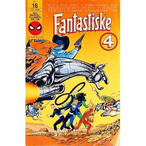 Marvelheltene Fantastiske 4 1988 Nr. 16 (Dansk) (Marvel) (Tegneserie)
