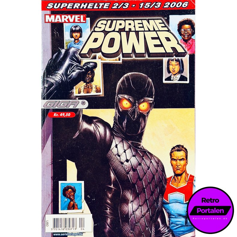 Supreme Power 3 Giga 2006 Nr. 30 (Dansk) (Marvel) (Tegneserie)