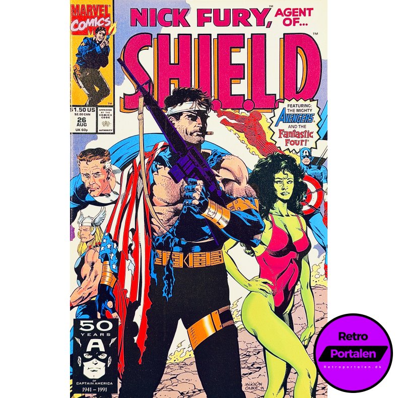 Nick Fury: Agent Of Shield Vol. 2 Nr. 26 (1991) (Engelsk) (Marvel) (Tegneserie)