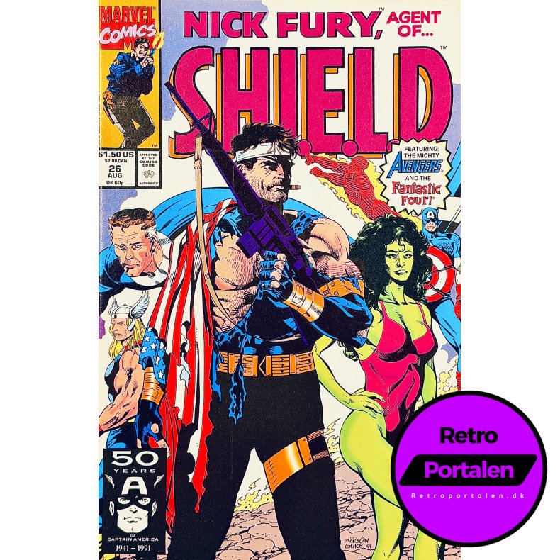 Nick Fury: Agent Of Shield Vol. 2 Nr. 26 (1991) (Engelsk) (Marvel) (Tegneserie)