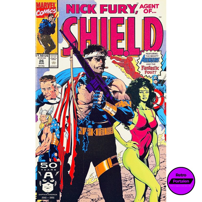 Nick Fury: Agent Of Shield Vol. 2 Nr. 26 (1991) (Engelsk) (Marvel) (Tegneserie)