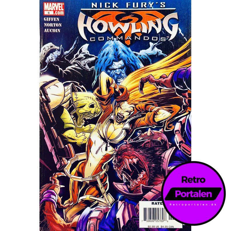 Nick Fury�s Howling Commandos Nr. 6 (2006) (Engelsk) (Marvel) (Tegneserie)