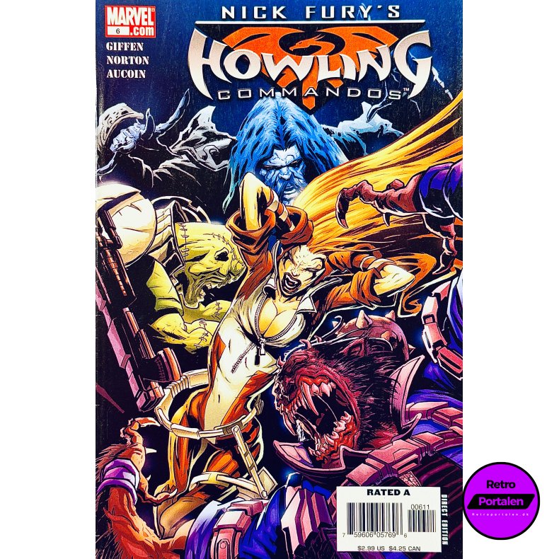 Nick Fury�s Howling Commandos Nr. 6 (2006) (Engelsk) (Marvel) (Tegneserie)