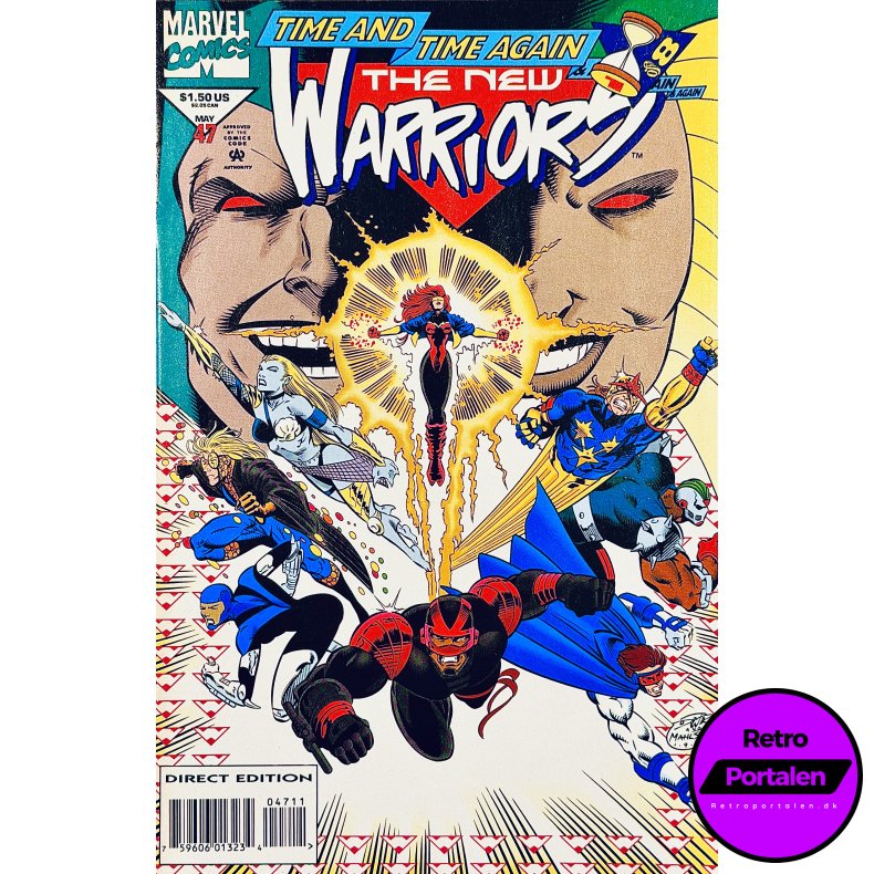 The New Warriors Vol. 1 Nr. 47 (1994) (Engelsk) (Marvel Comics) (Tegneserie)