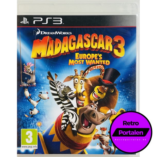 Madagascar 3: Europes Most Wanted (PS3)