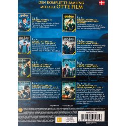 Harry Potter (Den Komplette Samling Med Alle Otte Film) (8 Disc) (DVD)