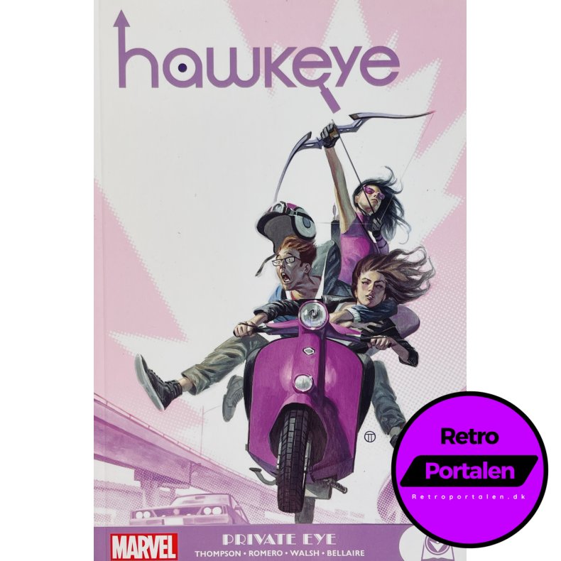 Hawkeye: Private Eye - Thompson / Romero / Walsh / Bellaire (Engelsk) (Marvel)