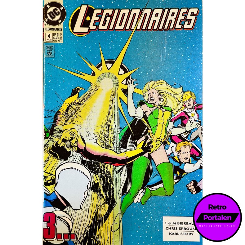 Legionnaires Nr. 4 1993 (Engelsk - DC Comics Tegneserie)