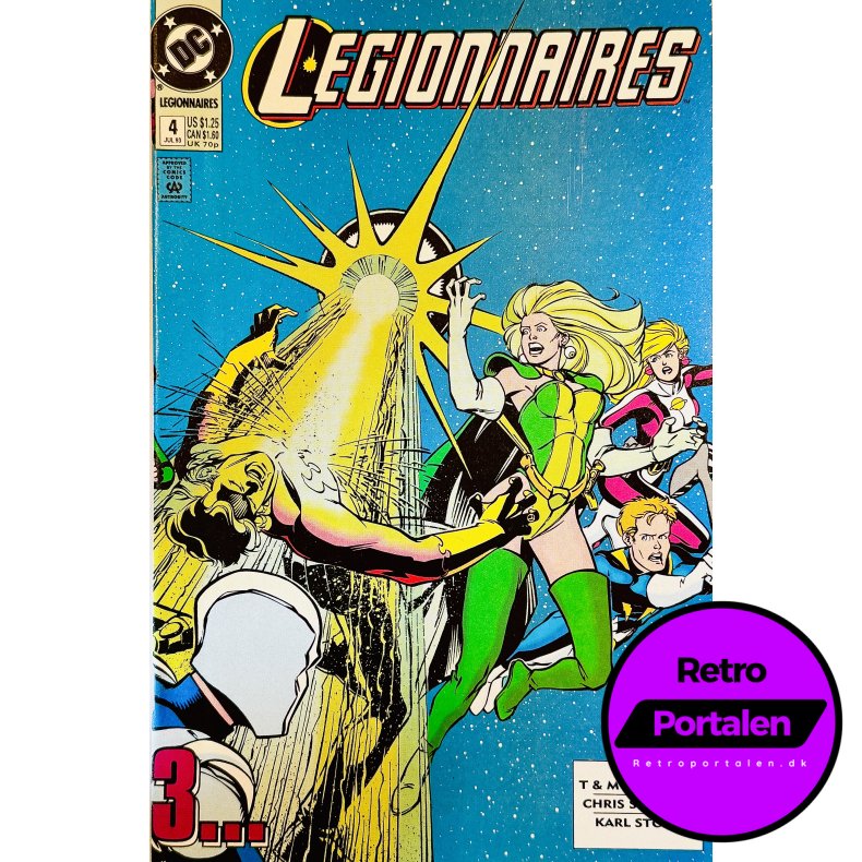 Legionnaires Nr. 4 1993 (Engelsk - DC Comics Tegneserie)