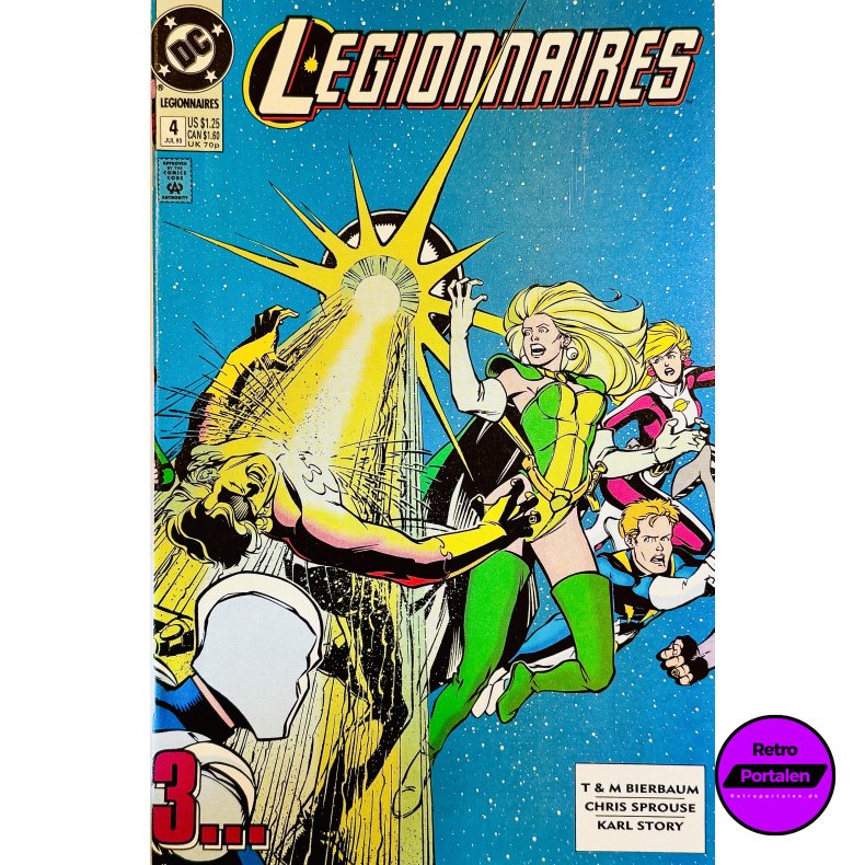 Legionnaires Nr. 4 1993 (Engelsk - DC Comics Tegneserie)